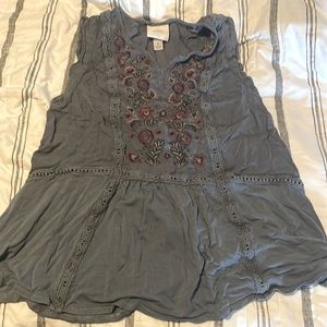 Floral Sleeveless Top